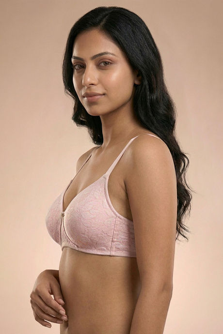Zivame Padded Non Wired 3/4th Coverage Tshirt Bra - Pink Dogwood — image 3